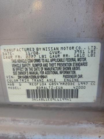 3N1AB61E09L619941 - 2009 NISSAN SENTRA 2.0 GOLD photo 13