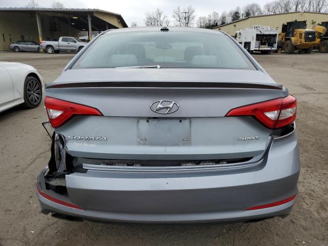 5NPE34AF8GH261283 - 2016 HYUNDAI SONATA SPORT SILVER photo 6