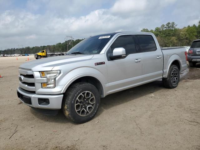 1FTEW1CF1GFD33941 - 2016 FORD F150 SUPERCREW SILVER photo 1