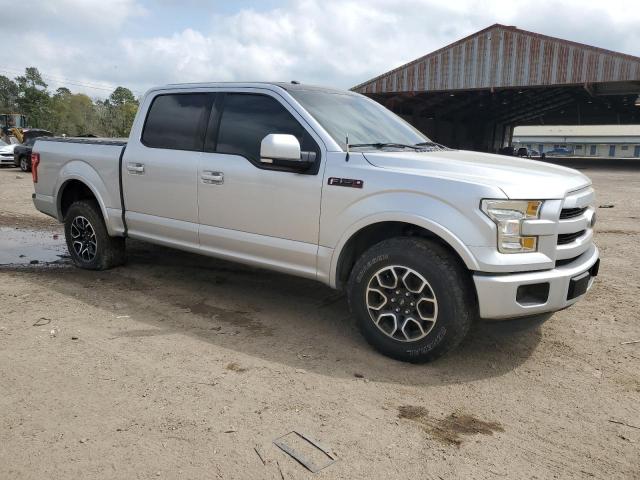 1FTEW1CF1GFD33941 - 2016 FORD F150 SUPERCREW SILVER photo 4