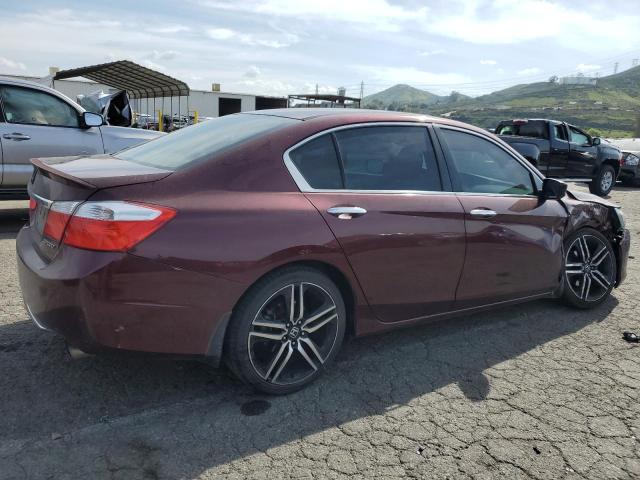 1HGCR2F52FA152898 - 2015 HONDA ACCORD SPORT BURGUNDY photo 3