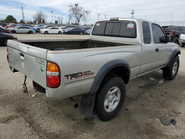 5TESN92N34Z417013 - 2004 TOYOTA TACOMA XTRACAB PRERUNNER ვერცხლისფერი ფოტო 3