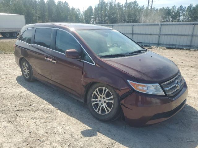 5FNRL5H60DB073431 - 2013 HONDA ODYSSEY EXL BURGUNDY photo 4