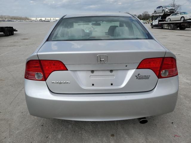 1HGFA16876L009846 - 2006 HONDA CIVIC EX SILVER photo 6