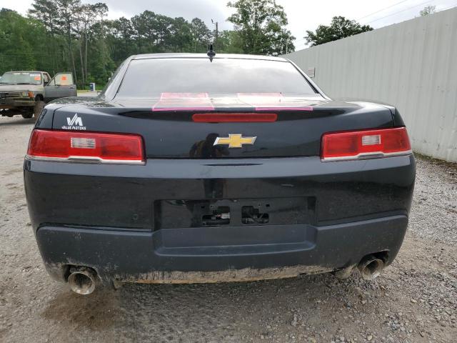 2G1FD1E35F9129513 - 2015 CHEVROLET CAMARO LT BLACK photo 6