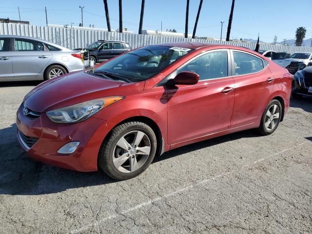 KMHDH4AE2DU583144 - 2013 HYUNDAI ELANTRA GLS RED photo 1