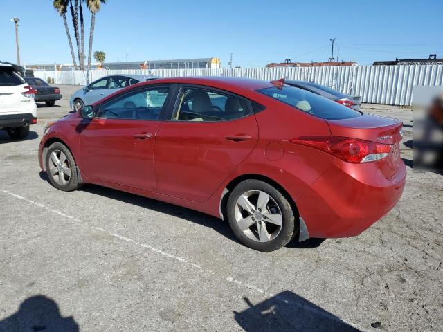 KMHDH4AE2DU583144 - 2013 HYUNDAI ELANTRA GLS RED photo 2