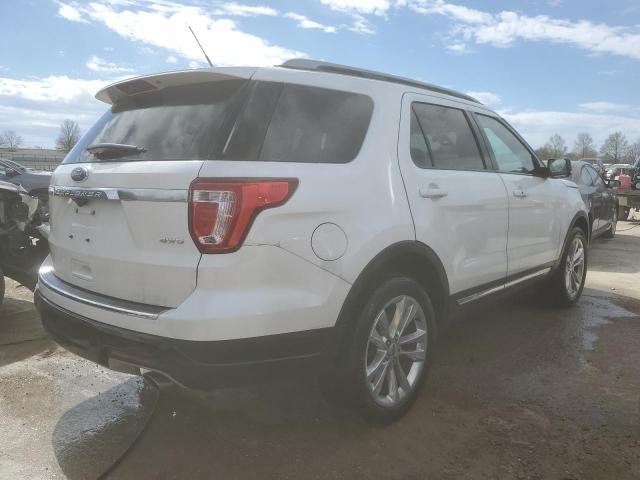 1FM5K8D82JGB29022 - 2018 FORD EXPLORER XLT WHITE photo 3