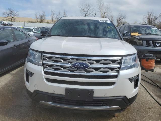 1FM5K8D82JGB29022 - 2018 FORD EXPLORER XLT WHITE photo 5