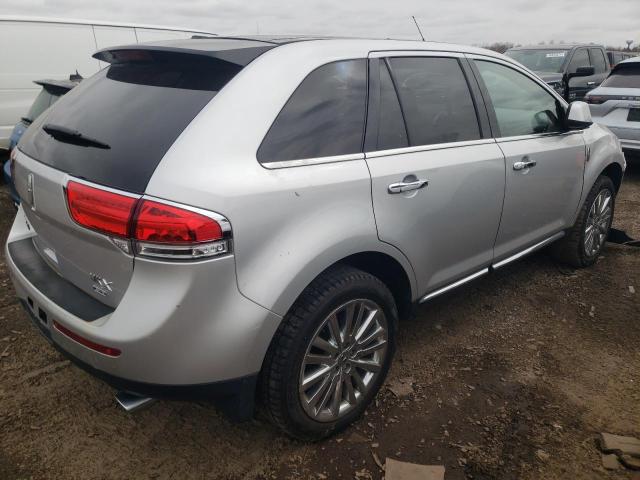 2LMDJ8JK6BBJ16298 - 2011 LINCOLN MKX SILVER photo 3