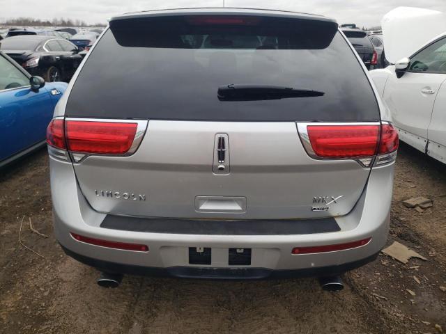 2LMDJ8JK6BBJ16298 - 2011 LINCOLN MKX SILVER photo 6