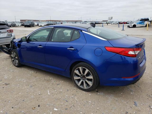 5XXGR4A69DG243194 - 2013 KIA OPTIMA SX BLUE photo 2