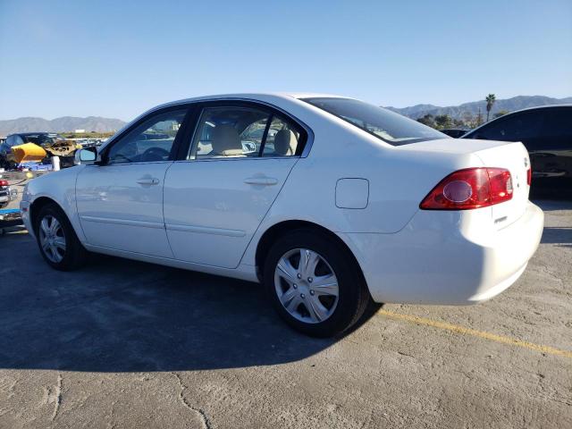 KNAGE123585230111 - 2008 KIA OPTIMA LX WHITE photo 2