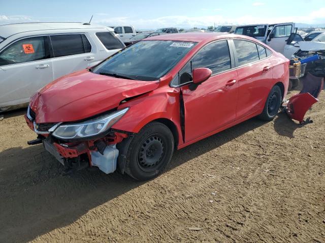 1G1BC5SM0H7126903 - 2017 CHEVROLET CRUZE LS RED photo 1