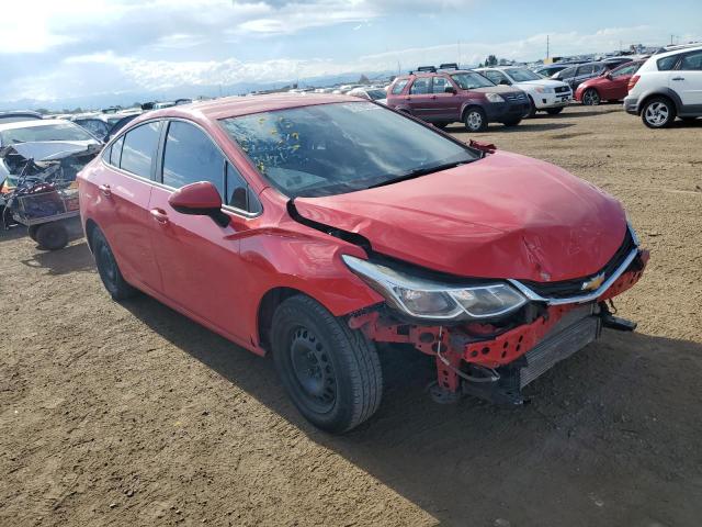 1G1BC5SM0H7126903 - 2017 CHEVROLET CRUZE LS RED photo 4