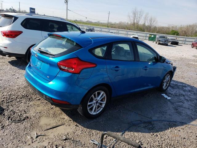 1FADP3K22FL237762 - 2015 FORD FOCUS SE BLUE photo 3