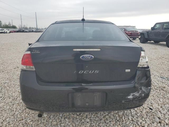 1FAHP33N38W190334 - 2008 FORD FOCUS SE BLACK photo 6