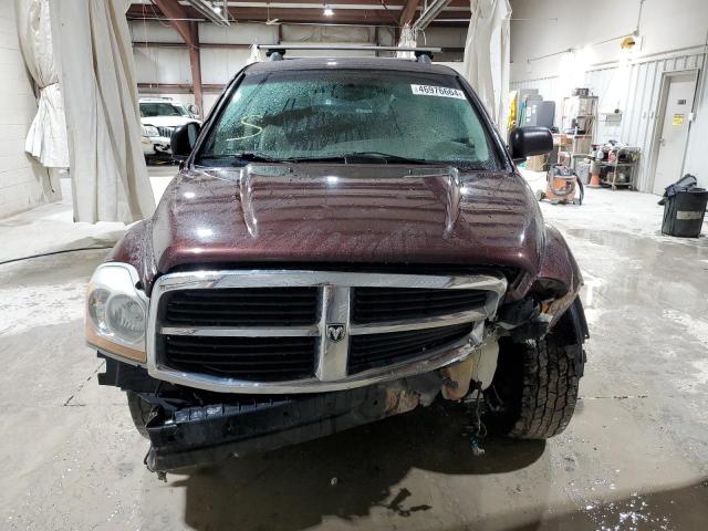 1D4HB58D95F536440 - 2005 DODGE DURANGO LIMITED BURGUNDY photo 5