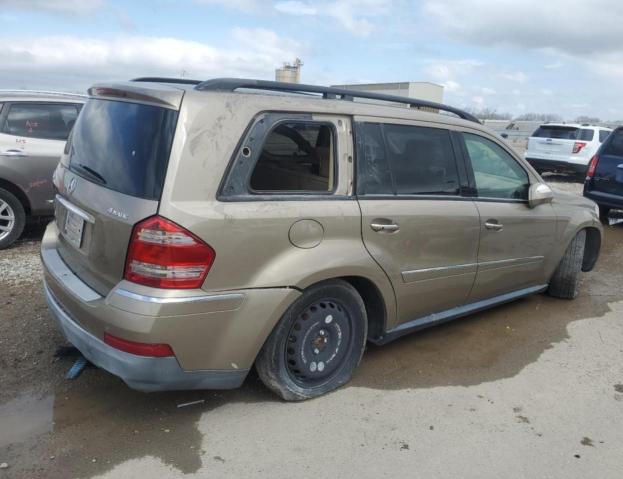 4JGBF71E39A447970 - 2009 MERCEDES-BENZ GL 450 4MATIC GOLD photo 3