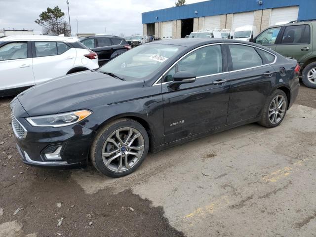 3FA6P0RU1KR104906 - 2019 FORD FUSION TITANIUM BLACK photo 1