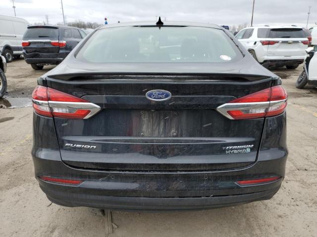 3FA6P0RU1KR104906 - 2019 FORD FUSION TITANIUM BLACK photo 6