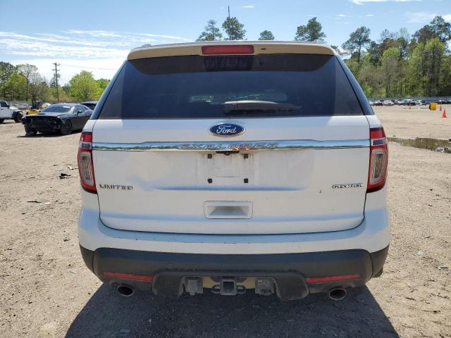 1FM5K7F80EGA07790 - 2014 FORD EXPLORER LIMITED WHITE photo 6