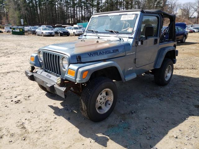 1J4FY29P3WP701799 - 1998 JEEP WRANGLER / SE BLUE photo 1