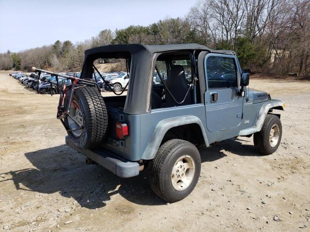 1J4FY29P3WP701799 - 1998 JEEP WRANGLER / SE BLUE photo 3