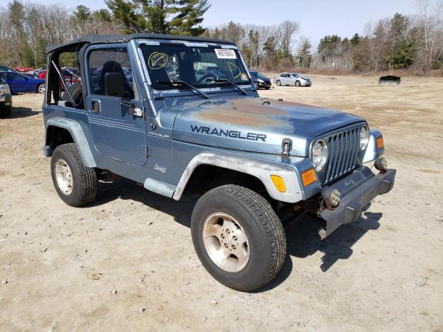 1J4FY29P3WP701799 - 1998 JEEP WRANGLER / SE BLUE photo 4