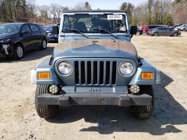 1J4FY29P3WP701799 - 1998 JEEP WRANGLER / SE BLUE photo 5