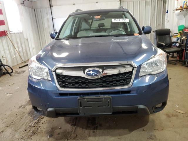 JF2SJAHC5EH522580 - 2014 SUBARU FORESTER 2.5I LIMITED BLUE photo 5