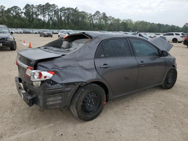 5YFBU4EEXCP041027 - 2012 TOYOTA COROLLA BASE GRAY photo 3