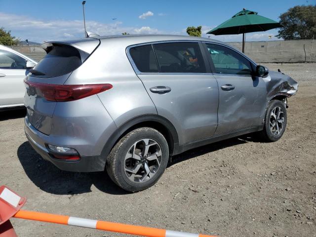 KNDPM3AC3M7935300 - 2021 KIA SPORTAGE LX GRAY photo 3