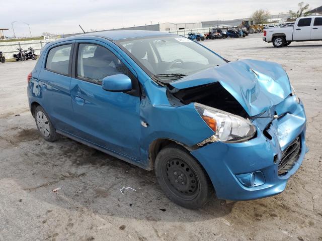 ML32A3HJ1FH041822 - 2015 MITSUBISHI MIRAGE DE BLUE photo 4