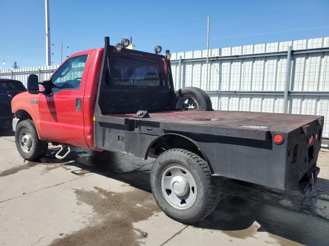 1FDSF31516EC46131 - 2006 FORD F350 SRW SUPER DUTY RED photo 2