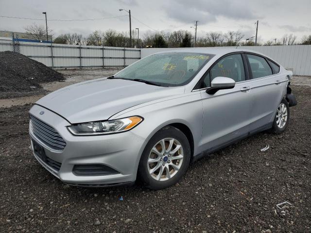 3FA6P0G73FR135318 - 2015 FORD FUSION S SILVER photo 1