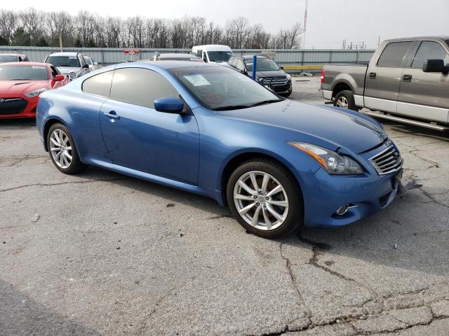 JN1CV6EL0DM980416 - 2013 INFINITI G37 BLUE photo 4