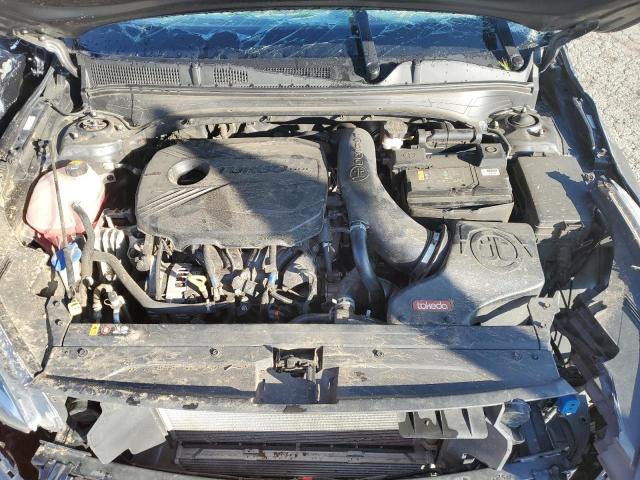 3KPF44AC3ME398123 - 2021 KIA FORTE GT GRAY photo 11