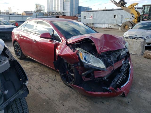 1G4PP5SK2D4118762 - 2013 BUICK VERANO RED photo 4