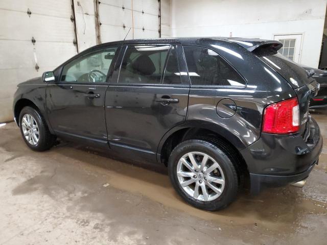 2FMDK4JC6EBB37439 - 2014 FORD EDGE SEL BLACK photo 2