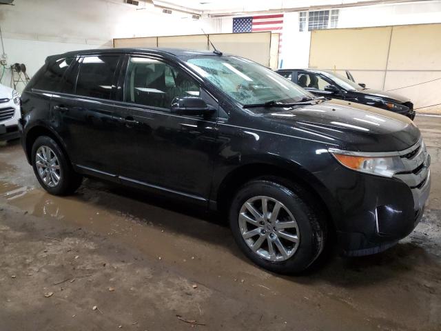 2FMDK4JC6EBB37439 - 2014 FORD EDGE SEL BLACK photo 4