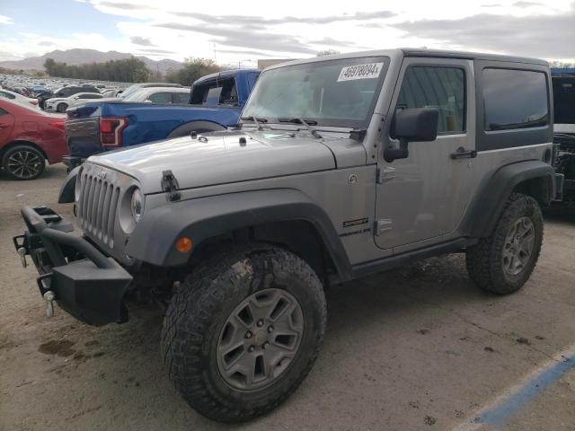 1C4AJWAG6GL214290 - 2016 JEEP WRANGLER SPORT SILVER photo 1