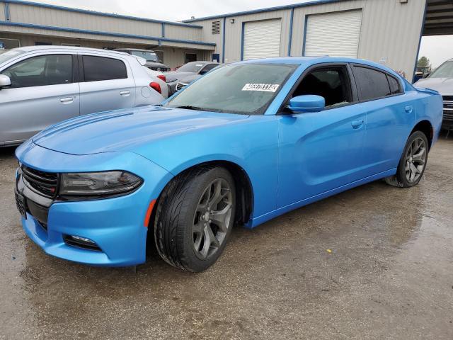 2C3CDXHG9FH915899 - 2015 DODGE CHARGER SXT BLUE photo 1