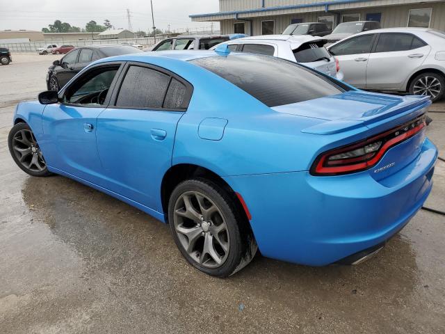 2C3CDXHG9FH915899 - 2015 DODGE CHARGER SXT BLUE photo 2