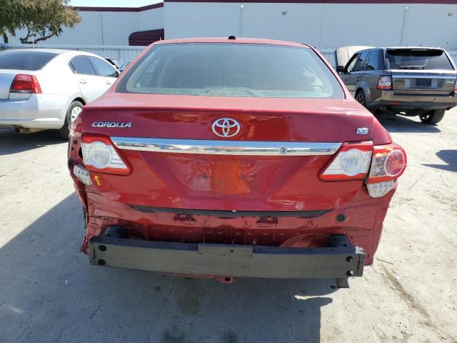 2T1BU4EE0DC116836 - 2013 TOYOTA COROLLA BASE BURGUNDY photo 6