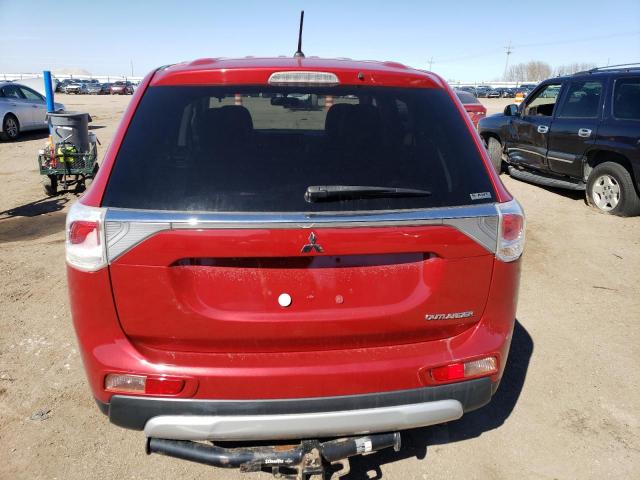 JA4AZ3A37FZ001665 - 2015 MITSUBISHI OUTLANDER SE RED photo 6