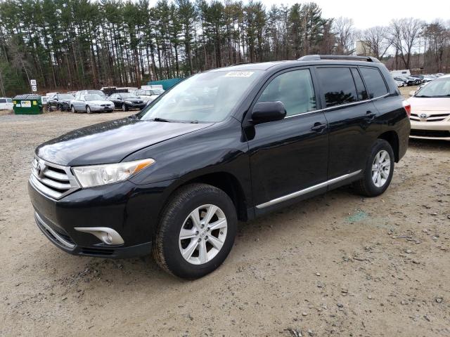 5TDBK3EH4DS250010 - 2013 TOYOTA HIGHLANDER BASE BLACK photo 1