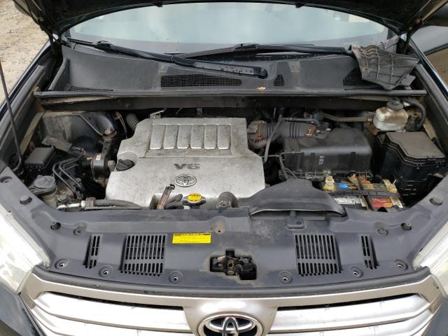 5TDBK3EH4DS250010 - 2013 TOYOTA HIGHLANDER BASE أسود صورة 12