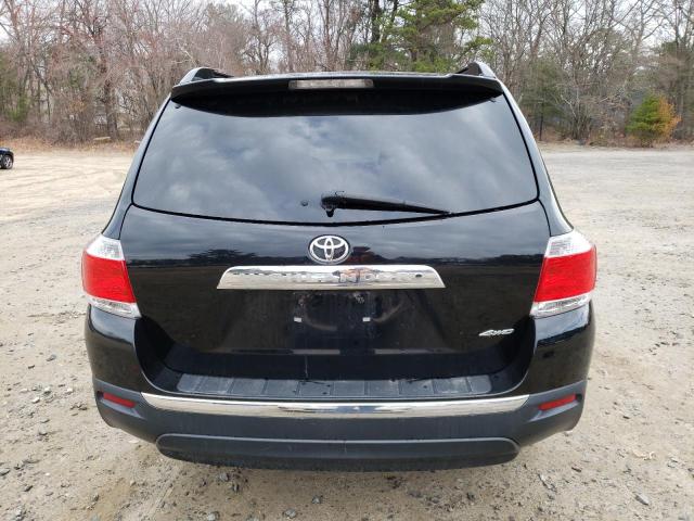 5TDBK3EH4DS250010 - 2013 TOYOTA HIGHLANDER BASE BLACK photo 6