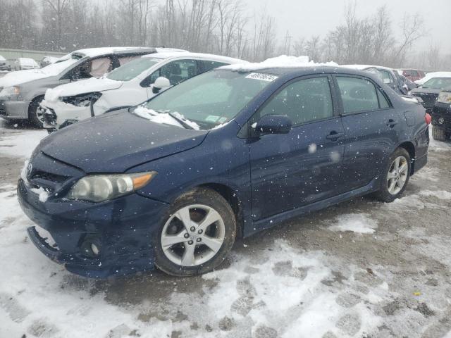 2T1BU4EE0BC587527 - 2011 TOYOTA COROLLA BASE BLUE photo 1